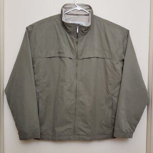Columbia 2XL Northway Jacket Olive Water Wind Resistant Vented Travel Golf GREAT